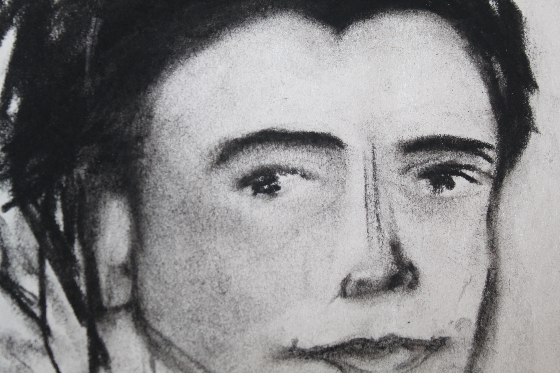 Self-Portrait, eyes detail