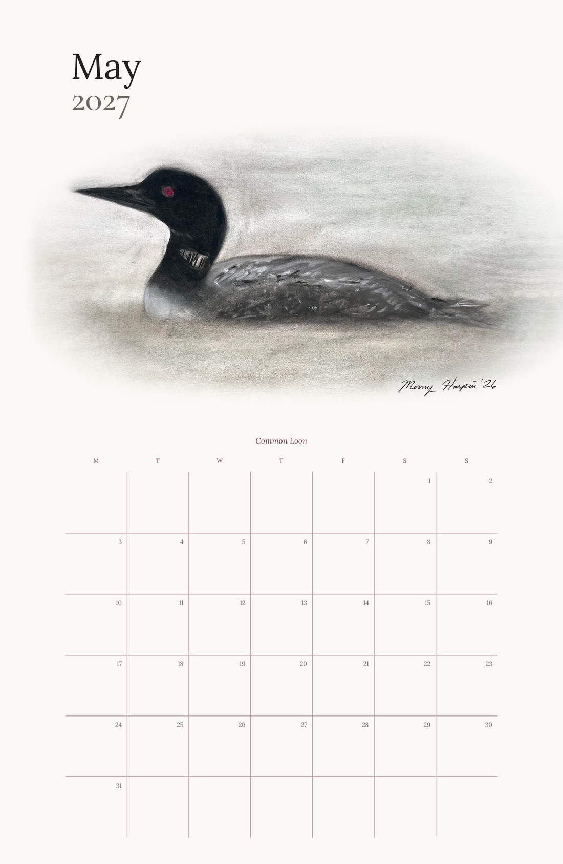 May — Common Loon